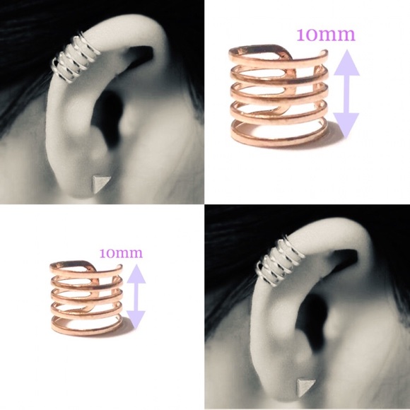 Jewelry - 3/25$ ROSE GOLD TONE 5 WIRE EAR CUFF / WRAP